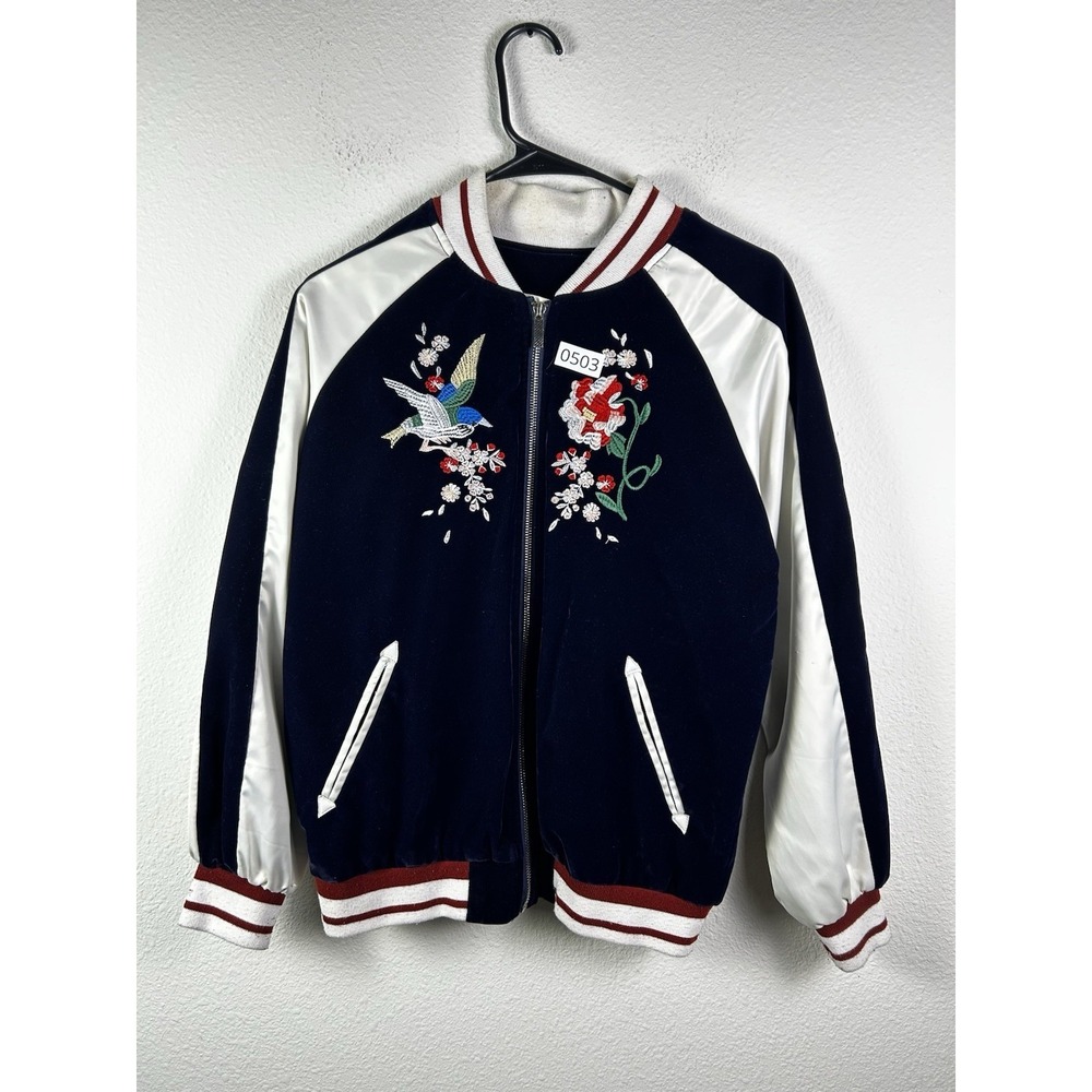 Souvenir Japanese Style Bomber Jacket Size M - Picture 1 of 8